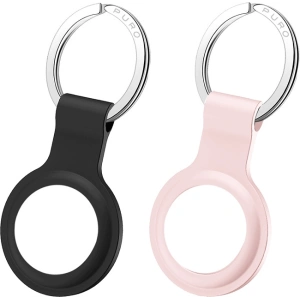 Kup Silikonowe etui PURO ICON Case Apple AirTag (czarny i piaskowy róż) [2 PACK] - PUR422BLKPNK - {ean13} - Sklep Home Screen