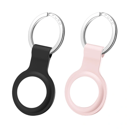 Buy PURO ICON Case Apple AirTag (black & sand pink) [2 PACK] - PUR422BLKPNK - {ean13} - Home Screen Store Europe