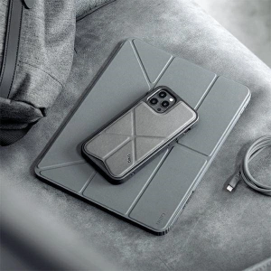 Kup Etui UNIQ Moven Apple iPad 10.2 (2020) szary/charcoal grey - UNIQ367GRY - {ean13} - Sklep Home Screen