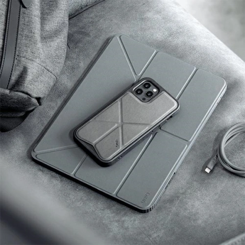 Kup Etui UNIQ Moven Apple iPad 10.2 (2020) szürke/charcoal grey - UNIQ367GRY - {ean13} - Sklep Home Screen