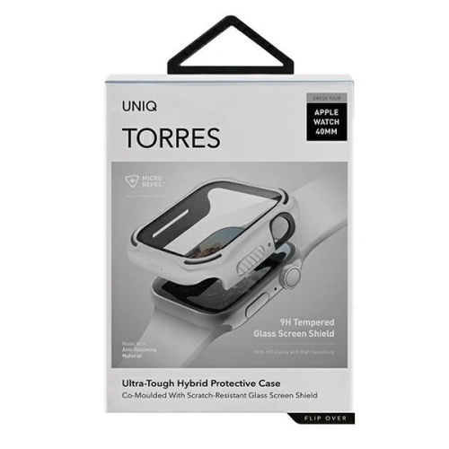 Kup Etui UNIQ Torres Apple Watch Series 4/5/6/7/SE/8/9 40/41MM dove bílý - UNIQ368WHT - {ean13} - Sklep Home Screen