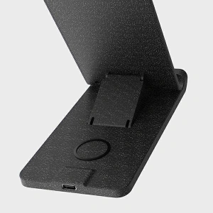 UNIQ Ładowarka indukcyjna Vertex Duo 2in1 15W Fast charge charcoal grey