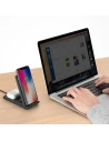 Buy UNIQ Wireless Charger Vertex Duo 2in1 15W Fast charge charcoal grey - UNIQ374GRY - {ean13} - Home Screen Store Europe