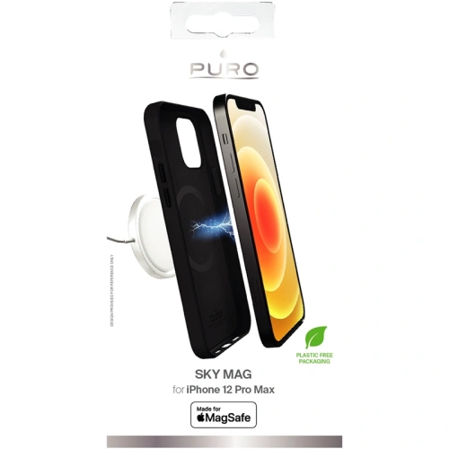 Kup Etui PURO SKYMAG MagSafe Apple iPhone 12 Pro Max (czarny) - PUR428BLK - {ean13} - Sklep Home Screen