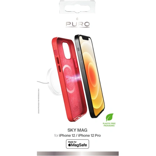Kup Etui PURO SKYMAG MagSafe Apple iPhone 12/12 Pro (piros) - PUR430RED - {ean13} - Sklep Home Screen