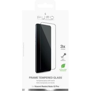 Kup Szkło hartowane PURO Frame Tempered Glass Redmi Note 10 Pro (czarna ramka) - PUR434BLK - {ean13} - Sklep Home Screen