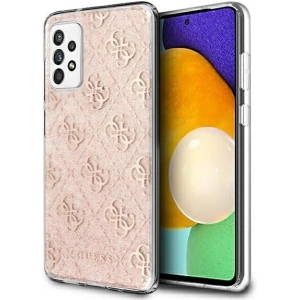 Etui Guess GUHCA32PCU4GLPI Samsung Galaxy A32 5G różowy/pink hard case 4G Glitter