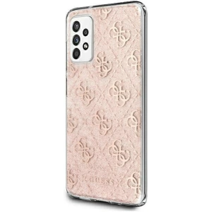 Etui Guess GUHCA32PCU4GLPI Samsung Galaxy A32 5G różowy/pink hard case 4G Glitter