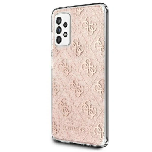 Kup Etui Guess GUHCA32PCU4GLPI Samsung Galaxy A32 5G różowy/pink hard case 4G Glitter - GUE963PNK - {ean13} - Sklep Home Screen
