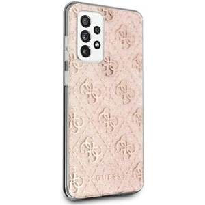 Etui Guess GUHCA32PCU4GLPI Samsung Galaxy A32 5G różowy/pink hard case 4G Glitter