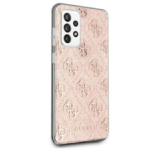 Kup Etui Guess GUHCA32PCU4GLPI Samsung Galaxy A32 5G różowy/pink hard case 4G Glitter - GUE963PNK - {ean13} - Sklep Home Screen