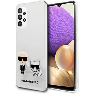 Etui Karl Lagerfeld KLHCA32CKTR Samsung Galaxy A32 5G hardcase Transparent Karl & Choupette