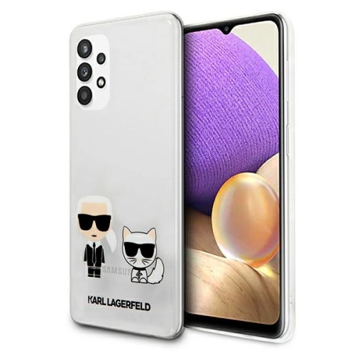 Kup Etui Karl Lagerfeld KLHCA32CKTR Samsung Galaxy A32 5G husă dură Transparent Karl & Choupette - KLD476CL - {ean13} - Sklep Home Screen