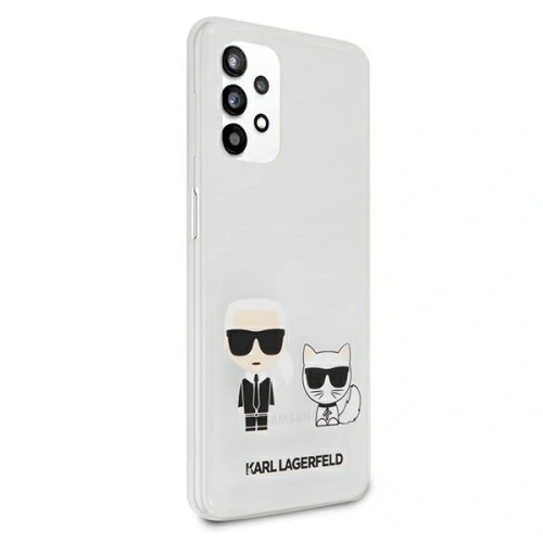 Kup Etui Karl Lagerfeld KLHCA32CKTR Samsung Galaxy A32 5G hardcase Transparent Karl & Choupette - KLD476CL - {ean13} - Sklep Home Screen