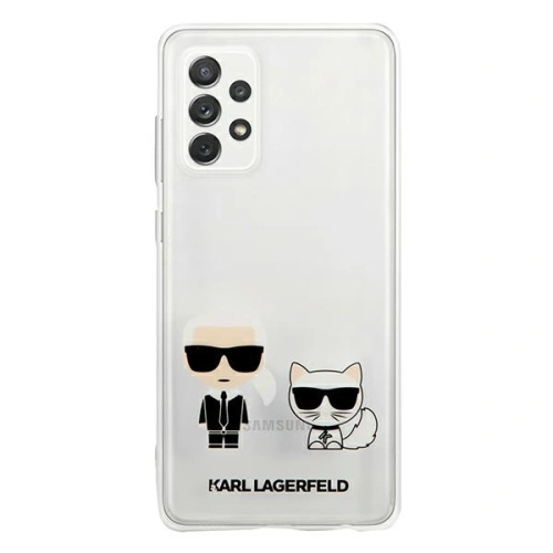 Kup Etui Karl Lagerfeld KLHCA52CKTR Samsung Galaxy A52/A52s hardcase Transparent Karl & Choupette - KLD477CL - {ean13} - Sklep Home Screen