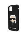 Kup Etui Karl Lagerfeld KLHCN61SLKHBK Apple iPhone 11 negru/black hardcase Silicon Capul lui Karl - KLD492BLK - {ean13} - Sklep Home Screen