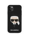 Kup Etui Karl Lagerfeld KLHCN65SLKHBK Apple iPhone 11 Pro Max czarny/black hardcase Silicone Karl`s Head - KLD496BLK - {ean13} - Sklep Home Screen