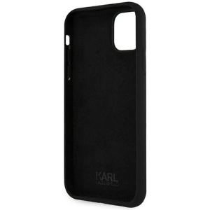 Buy Karl Lagerfeld KLHCN65SLKHBK Apple iPhone 11 Pro Max black hardcase Silicone Karl`s Head - KLD496BLK - {ean13} - Home Screen Store Europe