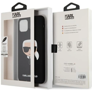 Buy Karl Lagerfeld KLHCN65SLKHBK Apple iPhone 11 Pro Max black hardcase Silicone Karl`s Head - KLD496BLK - {ean13} - Home Screen Store Europe