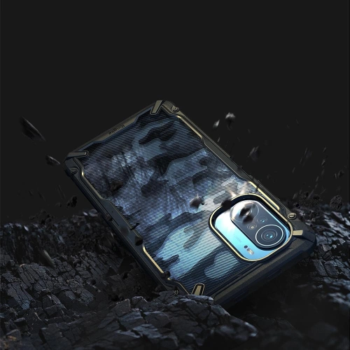 Kup Etui Ringke Fusion-X Design Xiaomi Mi 11i/Mi 11X/Pocophone F3/Redmi K40/K40 Pro/K40 Pro Plus Camo (Moro) Black - RGK1407MBL - {ean13} - Sklep Home Screen
