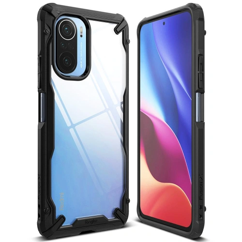 Kup Etui Ringke Fusion-X Xiaomi Mi 11i/Mi 11X/Pocophone F3/Redmi K40/K40 Pro/K40 Pro Plus Negru - RGK1406BLK - {ean13} - Sklep Home Screen