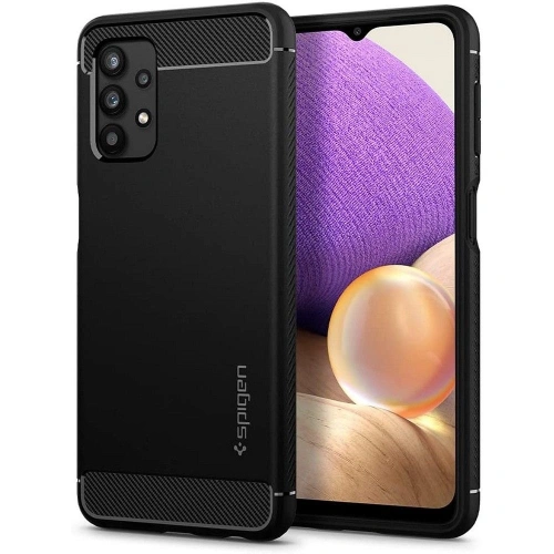 Kup Spigen Samsung Gehäuse Rugged Armor Galaxy A32 5G Mattschwarz - SPN1617BLK - {ean13} - Sklep Home Screen