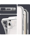 Etui Spigen Optik Crystal Apple iPhone 12 Chrome Silver