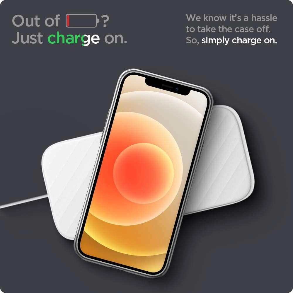 Etui Spigen Optik Crystal Apple iPhone 12 Chrome Silver