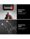 Kup USB-C kábel Spigen Essential C11C1 PD 60W QC3.0 150cm Gunmetal - SPN1619GNM - {ean13} - Sklep Home Screen
