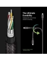 Kup Spigen USB-C Kabel Essential C11C1 PD 60W QC3.0 150cm Gunmetal - SPN1619GNM - {ean13} - Sklep Home Screen