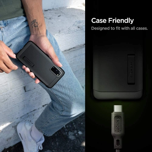 Kup USB-C kábel Spigen Essential C11C1 PD 60W QC3.0 150cm Gunmetal - SPN1619GNM - {ean13} - Sklep Home Screen