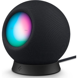 Kup Podstă cu Spigen Silicone Fit Apple HomePod mini Stand Black - SPN1620BLK - {ean13} - Sklep Home Screen