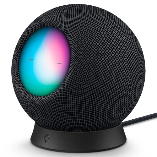 Kup Podstavec Spigen Silicone Fit Apple HomePod mini Stojan Černý - SPN1620BLK - {ean13} - Sklep Home Screen