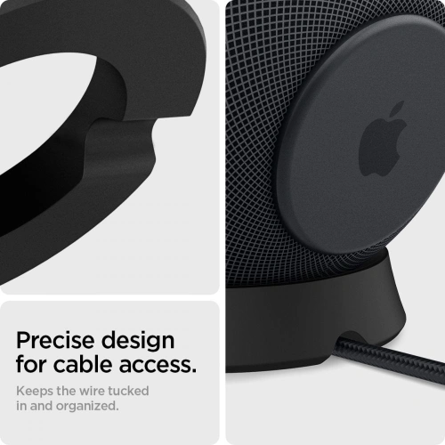 Kup Podstavec Spigen Silicone Fit Apple HomePod mini Stojan Černý - SPN1620BLK - {ean13} - Sklep Home Screen