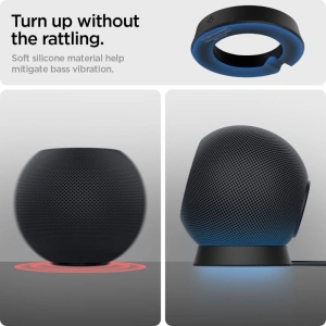 Kup Podstávka Spigen Silicone Fit Apple HomePod mini Állvány Fekete - SPN1620BLK - {ean13} - Sklep Home Screen