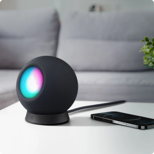 Kup Podstavec Spigen Silicone Fit Apple HomePod mini Stojan Černý - SPN1620BLK - {ean13} - Sklep Home Screen