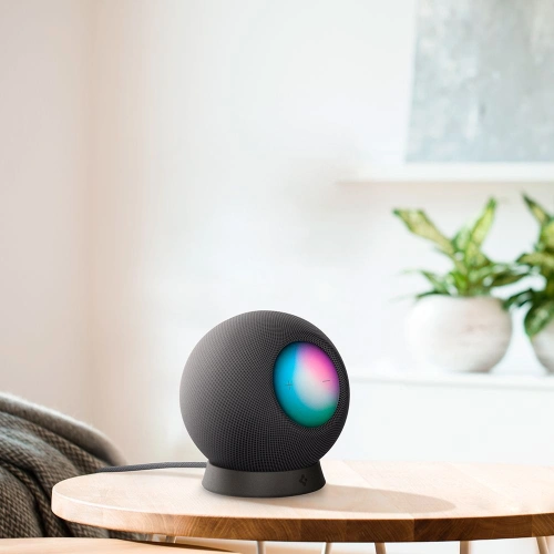 Kup Podstavec Spigen Silicone Fit Apple HomePod mini Stojan Černý - SPN1620BLK - {ean13} - Sklep Home Screen