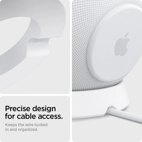 Kup Podstavec Spigen Silicone Fit Apple HomePod mini Stojan Bílý - SPN1621WHT - {ean13} - Sklep Home Screen