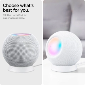 Kup Alap Spigen Szilikon Fit Apple HomePod mini Állvány Fehér - SPN1621WHT - {ean13} - Sklep Home Screen