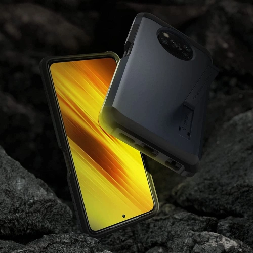 Kup Etui Spigen Tough Armor Pocophone X3 Pro/X3 NFC Metal Slate - SPN1622MTL - {ean13} - Sklep Home Screen