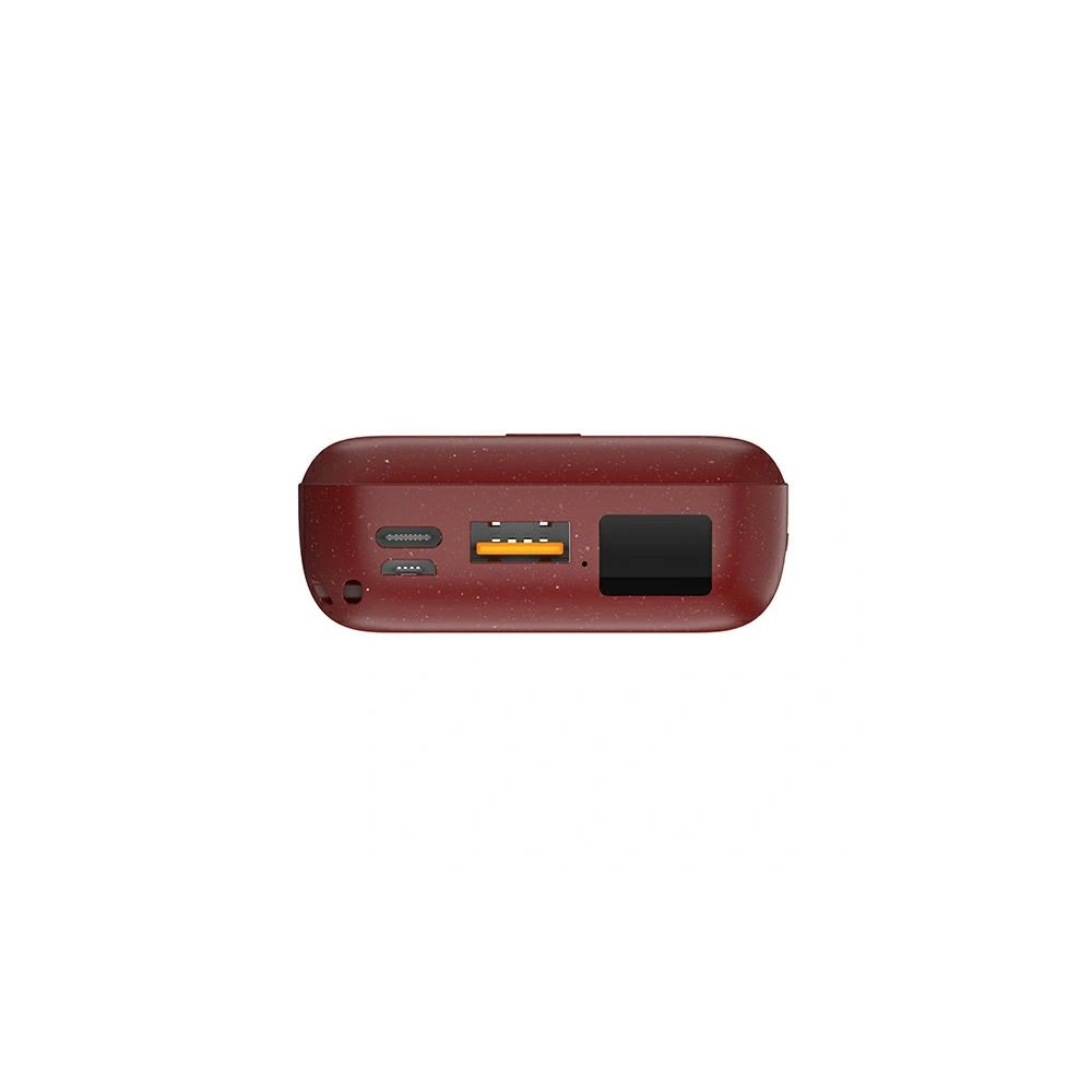 UNIQ Powerbank indukcyjny Hyde Air 10000mAh USB-C 18W PD Fast Wireless bordowy/maroon