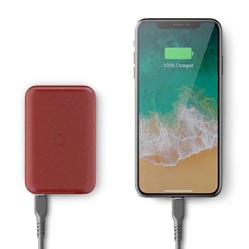 Buy UNIQ Powerbank Hyde Air 10000mAh USB-C 18W PD Fast Wireless maroon - UNIQ378MAR - {ean13} - Home Screen Store Europe