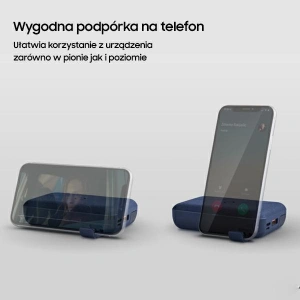 UNIQ Powerbank indukcyjny Hyde Air 10000mAh USB-C 18W PD Fast Wireless ciemno szary/dark grey