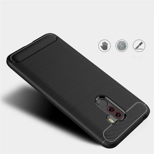 Buy HS Case SOLID TPU Pocophone F1 Black + Screen Protector - HSC049 - {ean13} - Home Screen Store Europe
