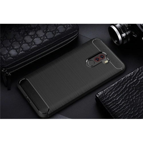 Buy HS Case SOLID TPU Pocophone F1 Black + Screen Protector - HSC049 - {ean13} - Home Screen Store Europe
