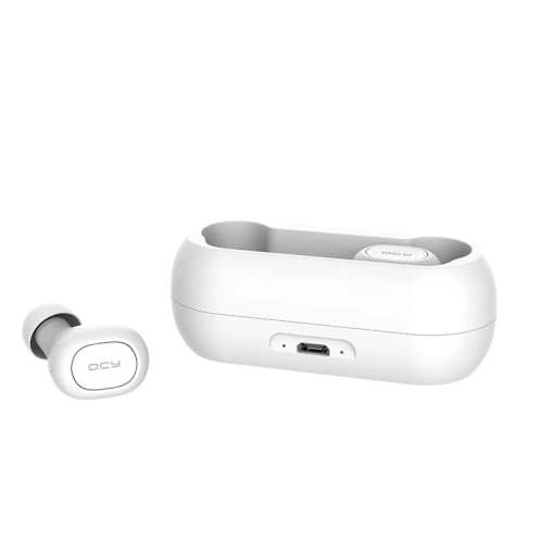 Kup Sluchátka TWS QCY T1C, Bluetooth 5.0 (bílé) - QCY026 - {ean13} - Sklep Home Screen