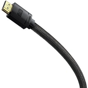 Kabel HDMI 2.1 Baseus High Definition Series, 8K 60Hz, 3D, HDR, 48Gbps, 2m (czarny)