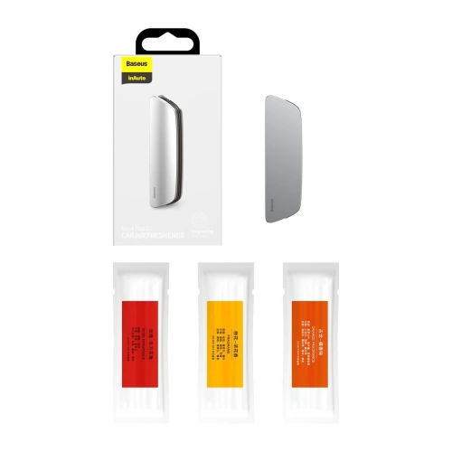 Kup Baseus Auto-Lufterfrischer Paddle (silber) - BSU2693SLV - {ean13} - Sklep Home Screen