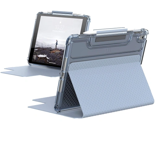 Kup Urban Armor Gear [U] Apple Apple UAG Tasche Lucent iPad 10.2 7&8G mit Halterung für Pencil (soft blue) - UAG649BLU - {ean13} - Sklep Home Screen