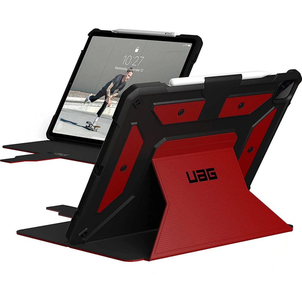 Etui UAG Urban Armor Gear Metropolis Apple iPad Pro 12.9 2020/2021 (4. i 5. generacji) z uchwytem do Apple Pencil (czerwona)